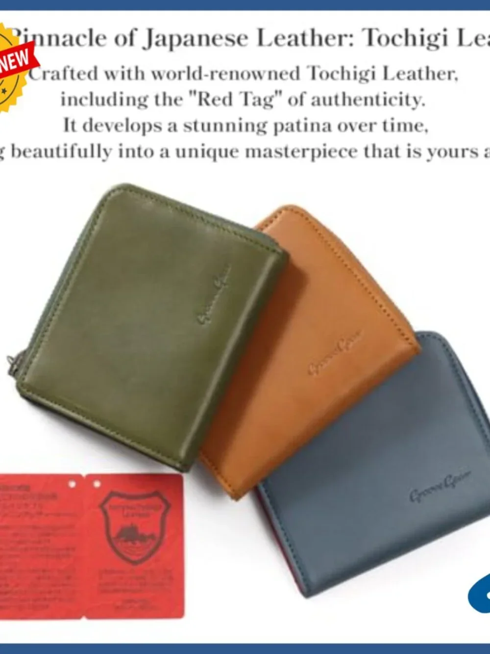 Slim Leather Mini Wallet, L-Shaped Zipper, Compact Card Case & Coin Purse